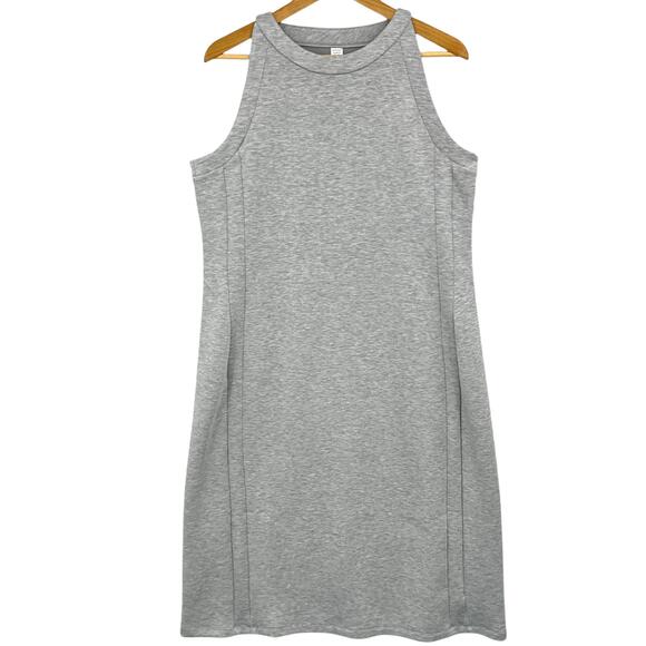 Spanx Dresses & Skirts - Spanx AirEssentials Dress Womens XL Gray Sleeveless High Neck Knit Knee Length